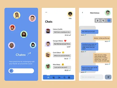 Direct messaging chat dailyuichallenge messaging mobileapp