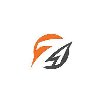Z + 1 Logo branding design designer icon letter logo masculine modern number rounded sharp vector z z1