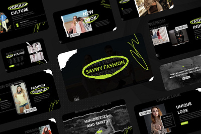 Savwy Fashion - Powerpoint Template fashion powerpoint template