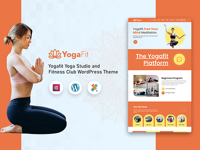 Yogafit Yoga Studio and Fitness Club WordPress Theme yoga studio