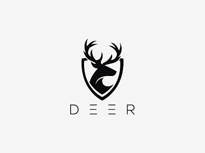 Deer Logo animal logo app big deer big horn logo branding deer logo deers logo design game graphic design horn logo illustration logo logo trendss strong top logos wild deer