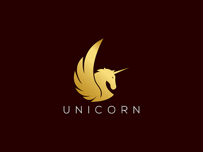 Unicorn Logo 3d animation branding graphic design horse horse logo horse wings illustration jungle horse logo logo trends magic logo motion graphics top logos ui unicorn logo