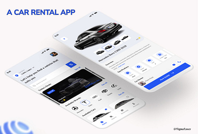 Car rental mobile app app app design branding cars figma mobile app ui ux