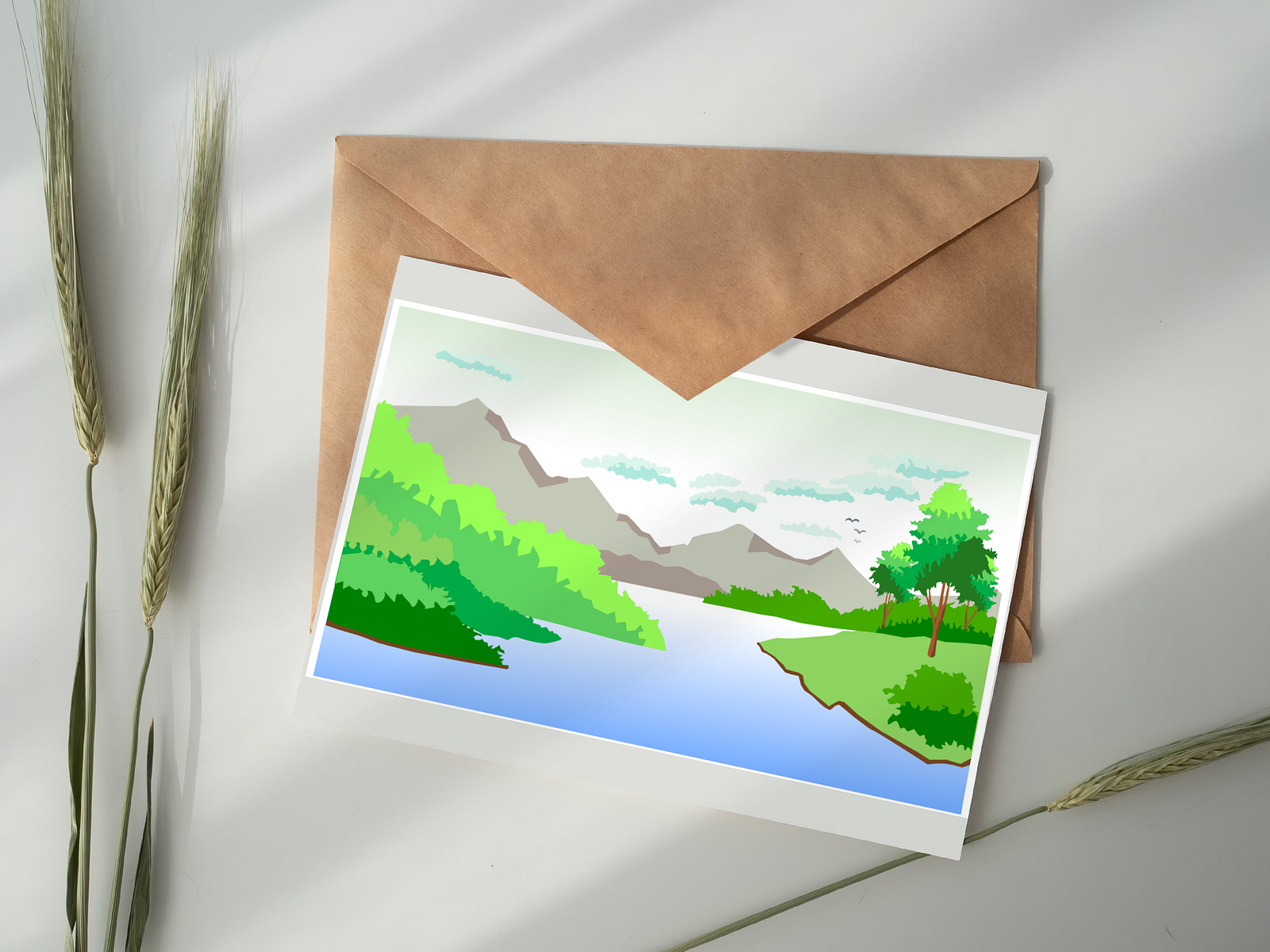 lake-view-by-eng-abeera-on-dribbble