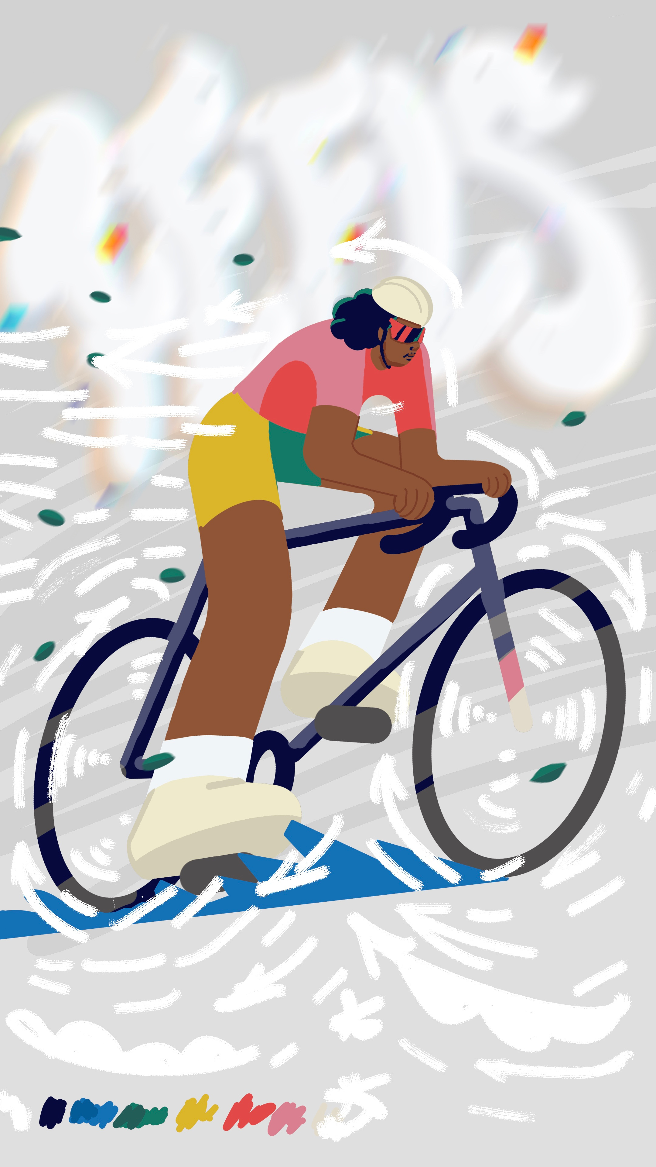 FEELS | Psycling character design illustration procreate twinbull