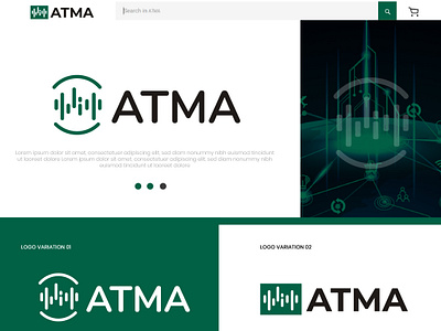 ATMA Logo branding graphic design logo