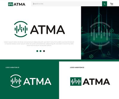 ATMA Logo branding graphic design logo