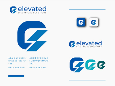 Elevated Logo Design electric graphic design logo