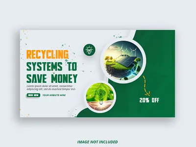 Green Energy YouTube thumbnail design green energy recycling thumbnail save money save money thumbnail thumbnail thumbnail banner thumbnail design thumbnail template video thumbnail video thumbnail banner