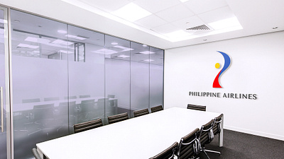 Office Wall Design airlines branding fern graphic design logo logo design philippine airlines rebranding