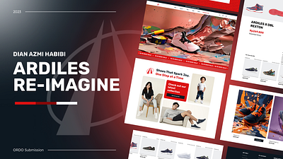 Ardiles - Shoes ecommerce website redesign basketball design dribbble indonesia redesign shoes shot sneaker ui web webdesign webui