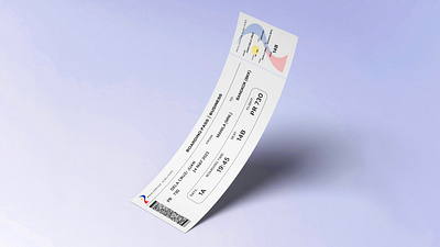 Flight Ticket Design airlines branding design graphic design logo logo design philippine airlines philippines rebranding