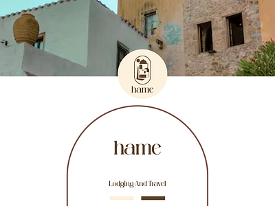 Hame Presentation Vacation Travel branding design graphic design icon illustration logo logo design logotype presentation vector