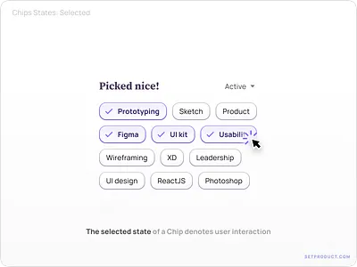 Creating Beautiful Interfaces: Chip Design and UI/UX Tutorial active app badge border chip chip ui chips chips ui design figma filter chips focus focused outline select selected stroke tag ui ui kit