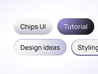 The Intersection of Chips and UI/UX: A Design Tutorial app badge ui button button ui button ux buttons buttons ui chip chip ui chips design figma gradient pill style tag ui templates ui ui kit web