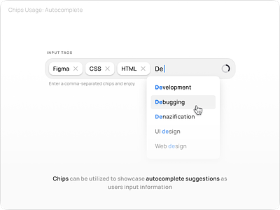 Chip Design and UI/UX Tutorial for Designers app autocomplete chip chips dashboard design design system figma menu mobile multiselect pop pop up search templates ui ui kit web