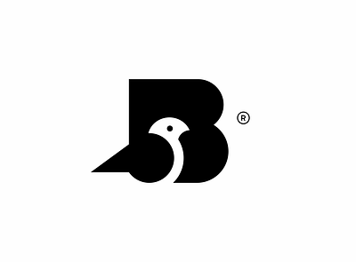 Letter B + Bird Logo Combination branding design graphic design icon illustration initials logo logo monogram logo vector