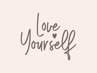 Shinthink Font, Embrace Self-Love: 'Love Yourself' ❤️✨ embraceyou