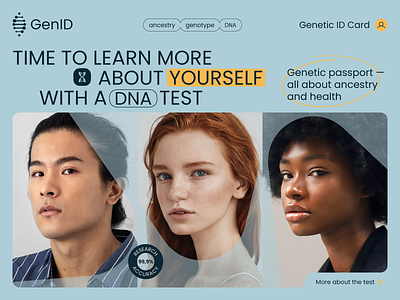 DNA Research Landing Page biochemistry biology biotech biotechnology clinical research diagnosis dna doctor genes genetics health laboratory medical website medical website templates medicine microbiology min research ui ux webdesign