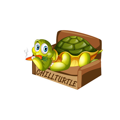 Chillturtle 3d logo branding chillturtle design graphic design icon illustration logo logodesign minimalist logo online shops ui