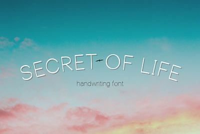 Secret Of Life Basic Font>https://creativemarket.com/Ruddean2109 basic font craft font design display font font graphic design handwriting simple font typography