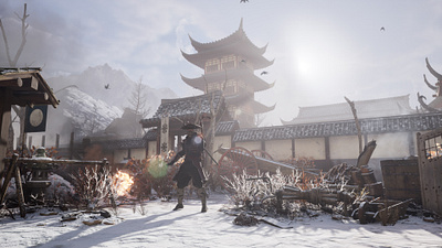 Hogosawa War 3d animation environment graphic design unreal engine