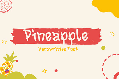 Pineapple simple font>>https://creativemarket.com/Ruddean2109 craft font cute font design display font font graphic design handwriting simple font typography