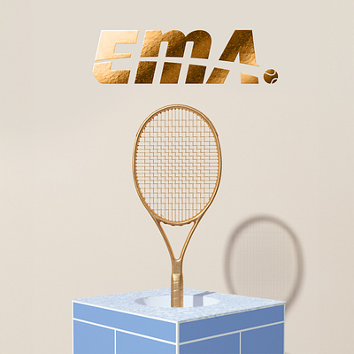 Tennis with Ema - Logo Design branding graphic design instructor logo tennis