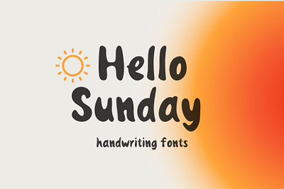 Hello Sunday Basic Font>>https://creativemarket.com/Ruddean2109 basic font craft font cute font design display font font graphic design handwriting simple font typography