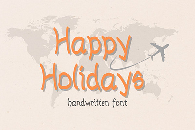 Happy Holidays Cute Font>>https://creativemarket.com/Ruddean2109 basic font craft font cute font design display font font graphic design handwriting modern font simple font typography