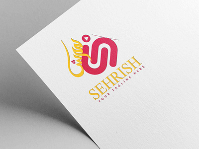 SEHRISH PERSNOL BRANDING LOGO branding branding logo graphic design logo logo design motion graphics personal branding sehrish logo ui