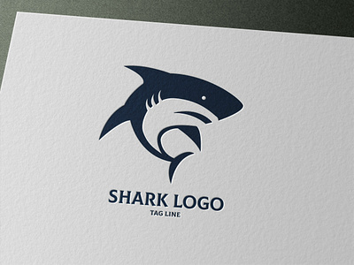 Shark Logo animal branding design graphic design illustration logo shark typography vector