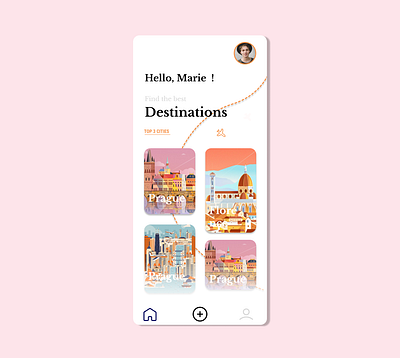 Travel App Design ux ui product design