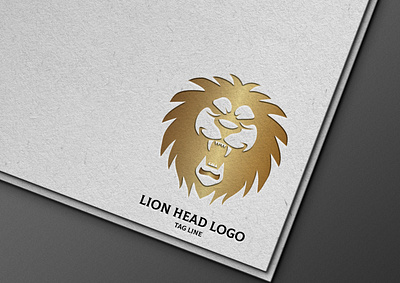 Lion Logo animal branding design graphic design illustration lion logo typography vector