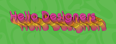 3D Blend Text Effect 2023 blend graphic design text vector