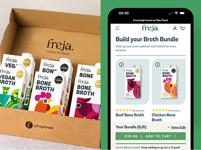 Freja - Build a Bundle Mobile build a box build a bundle mobile design web design