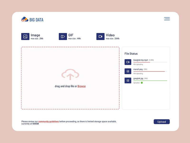 File Upload designs, themes, templates and downloadable graphic ...