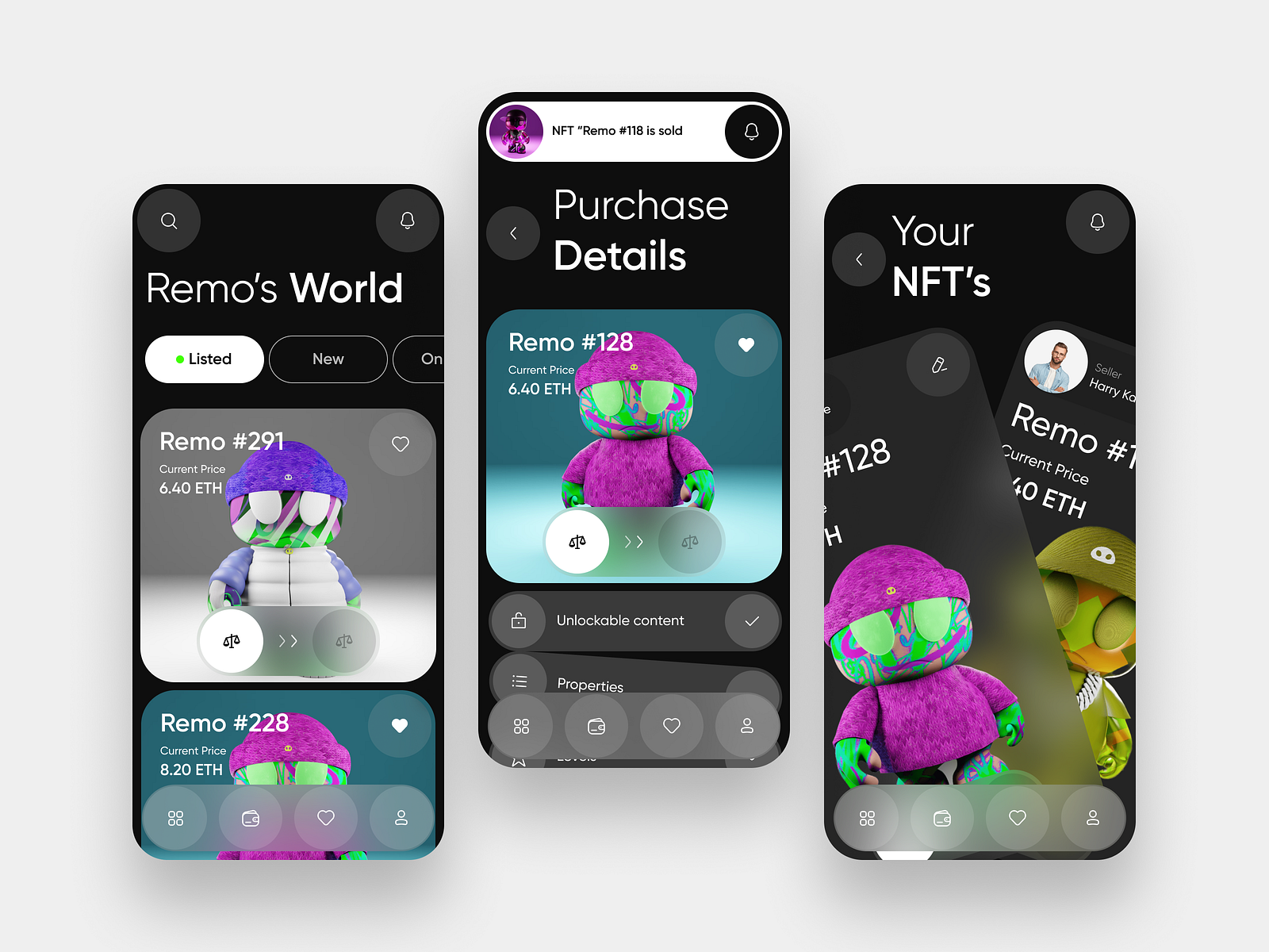 NFT Vault NFT Marketplace by Antony Chuvirau on Dribbble