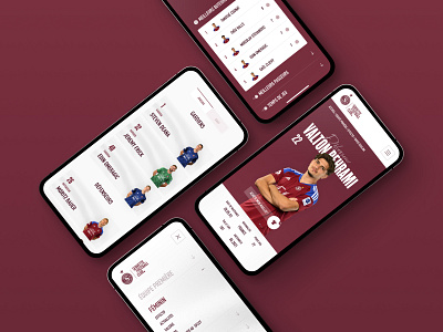 Servette FC datasolution design football mobile mobile firts mobile friendly mockup newquest red responsive sport team ui ux web webdesign website