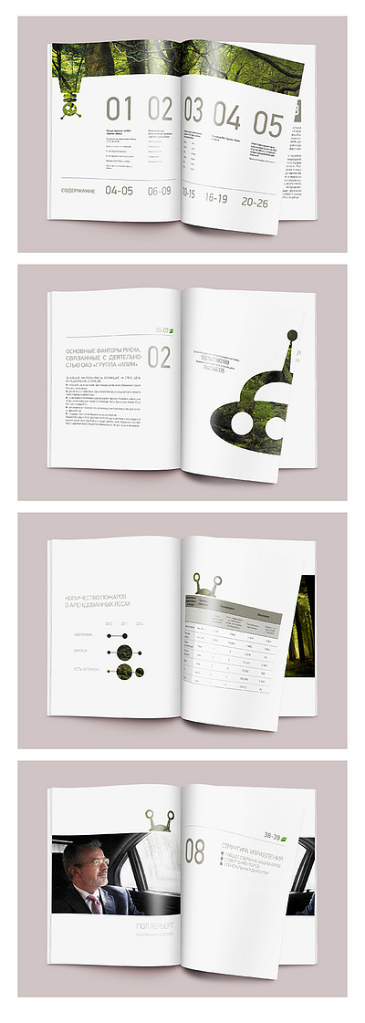 Ilim Group Annual Report annual report design flat graphic graphic design illustration logo vector