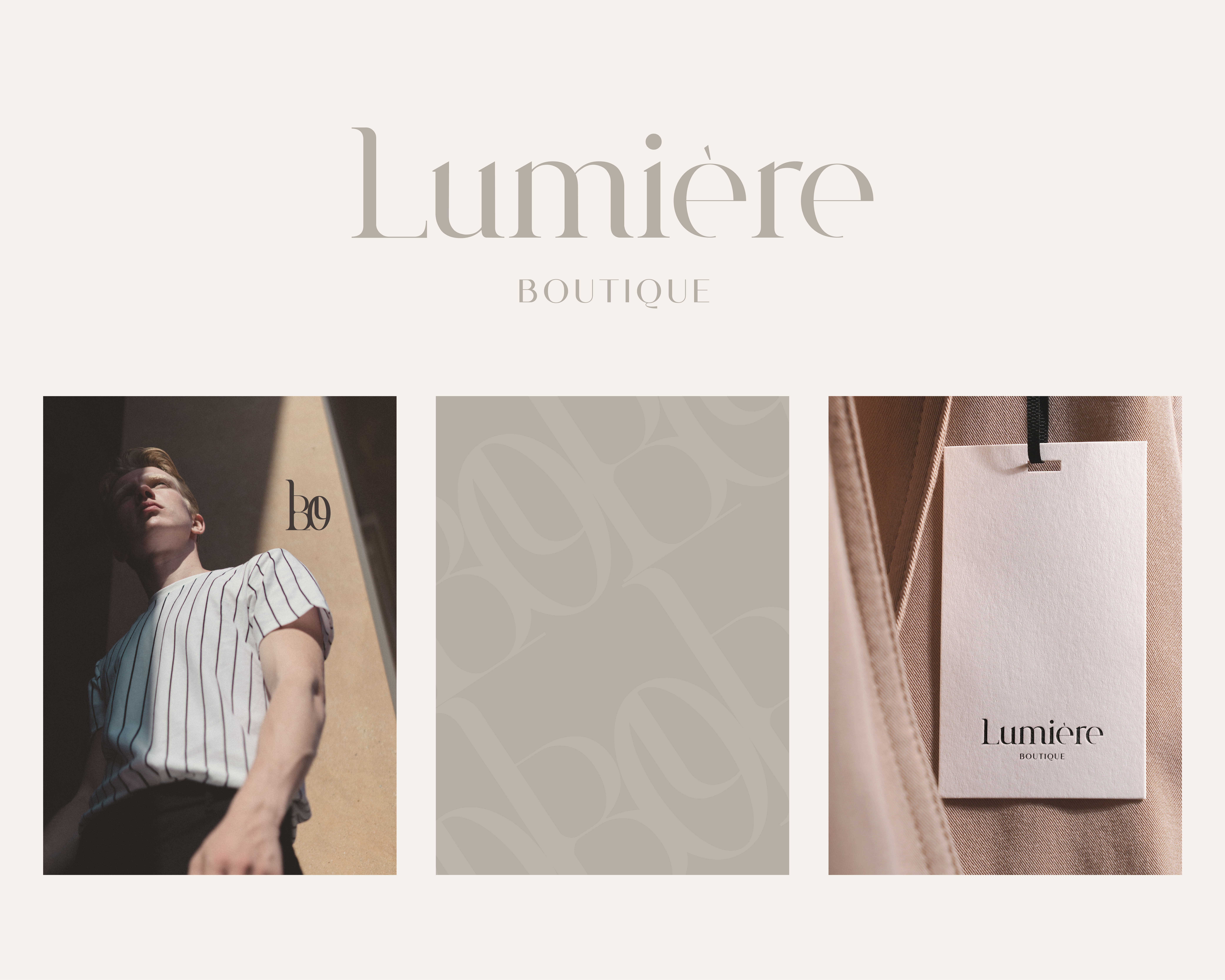Example of Brand Identity Design + Packaging for a Luxury Fashion Boutique