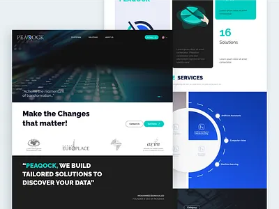 Financial Landing Page agency branding clean design finance financial fintech interaction interactive landing landing page landingpage prototype ui ux web website