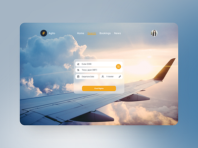 Daily ui 068 Flight search flightsearch motion graphics projectdesign ui ux