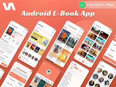 Android eBook App | Book Reading App | VIAVIWEB android app development android ebook app. book reading app ebook app ebook app source code mobile application develo subscription viaviweb viaviwebtech