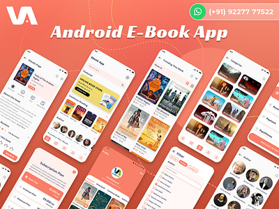 Android eBook App | Book Reading App | VIAVIWEB android app development android ebook app. book reading app ebook app ebook app source code mobile application develo subscription viaviweb viaviwebtech