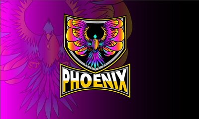 Phoenix mascot logo 2d logo 3d bird logo character logo gaming logo graphic design logo mascot logo phoenix logo professional logo sports logo unique logo