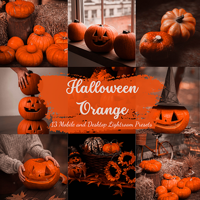 Halloween Lightroom Presets for Mobile and Desktop adobe autumn design desktop fall fillter halloween instagram lightroom photography pumpkin