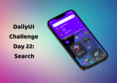 DailyUI Challenge Day 22: Search. app app design dailyui design ui