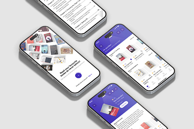 Digital books library concept app design mobileapp ui ux