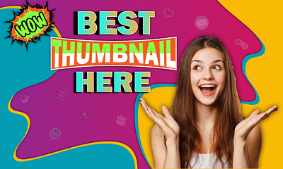 Eye catching thumbnail design best design best thumbnail branding channel thumbnail creative design eye catching thumbnail graphic design perfect thumbnail thumbnail design trending unique thumbnail youtube thumbnail